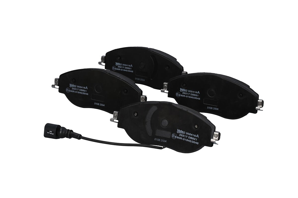 Jeu de 4 plaquettes de frein VALEO ref. 302416A